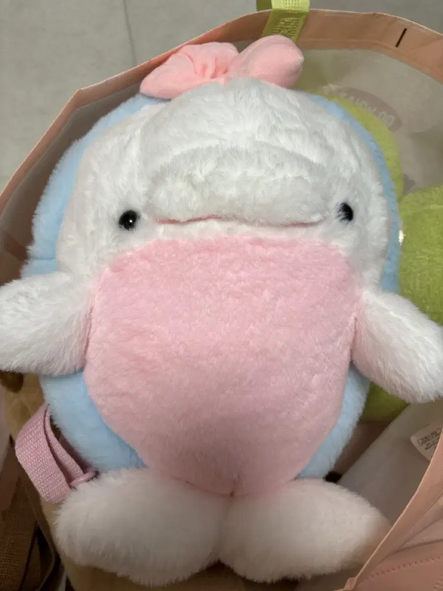 짱오락실 벨루가 인형백팩 30cm